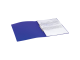 Папка на 2 кольцах BRAUBERG "Office", 32 мм, синяя, до 250 листов, 0,5 мм, 227498