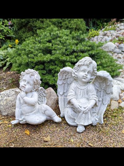 Ангел  - символ добра и чистоты 28*27см   1,8кг    полистоун Россия 2329/012773