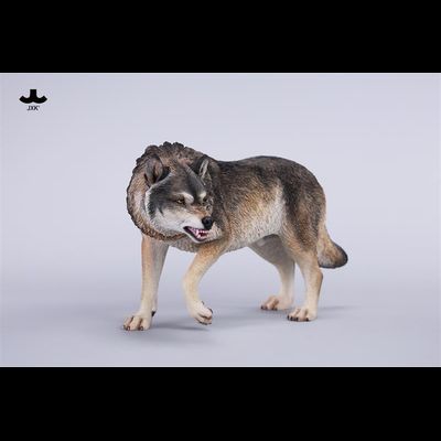 Дикий волк (серый) - Коллекционная фигурка 1/6 Direwolf Figurine (JXK242A) - JXK
