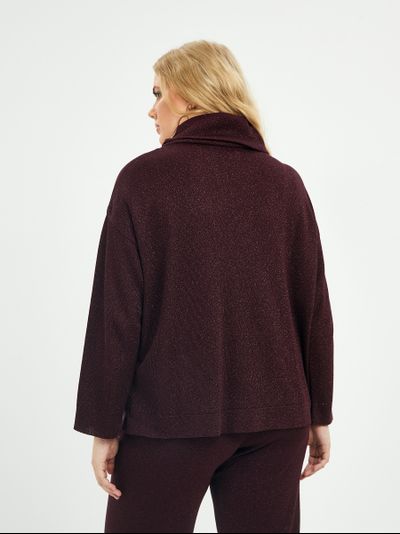 Джемпер с воротом "хомут"