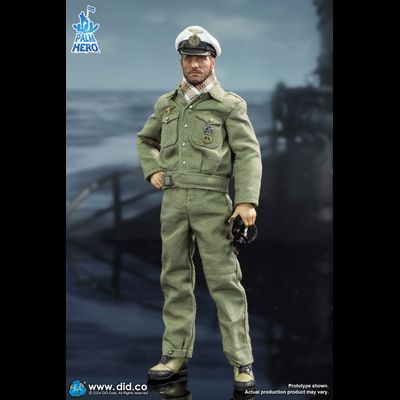 Капитан немецкой подводной лодки - Коллекционная ФИГУРКА 1/12 Palm Hero Series WWII German U-Boat Commander – Lehmann (XD80026) - DID