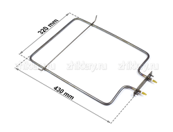 ТЭН для плиты Лысьва 800 Вт, верхний