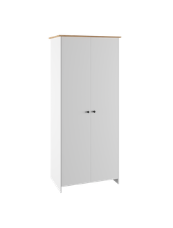 Теодора Шкаф 2Д Белый/Дуб крафт