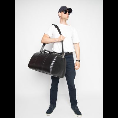 Кожаный портплед / дорожная сумка Goffredo 
Premium black (арт. 4045-51)