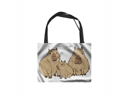 Сумка-шоппер горизонтальная Капибара, Kapibara-san №4
