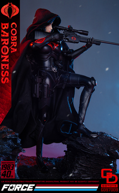 Баронесса  (G.I.Joe Series)  - Коллекционная ФИГУРКА 1/6 scale Cobrа Baroness (GD97009) - GDTOYS