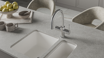 Система мгновенного кипячения воды с газацией и охлаждением 5в1 AQUAHOT MONTBLANC Chrome (хром)