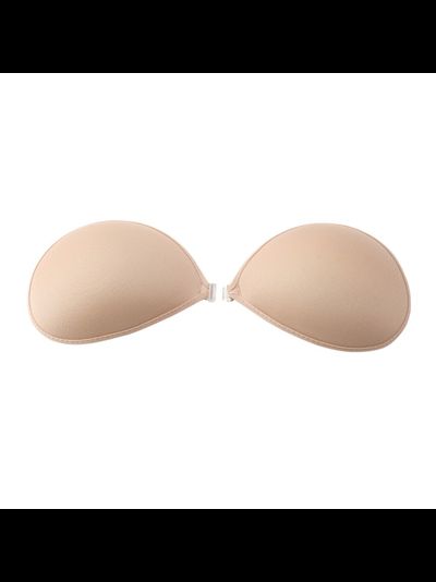 Телесный бюст на силиконовой основе с тканевым верхом