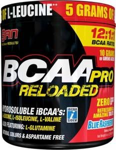 (SAN) BCAA-Pro Reloaded 12:1:1 - (456 гр) - (ягода)