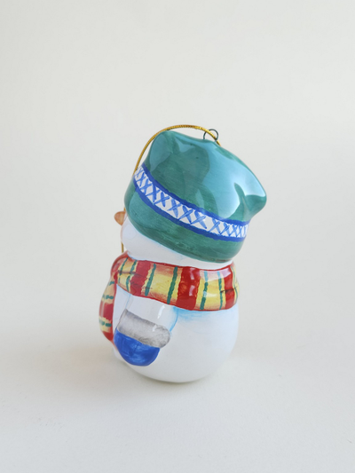 Снеговик с коньками