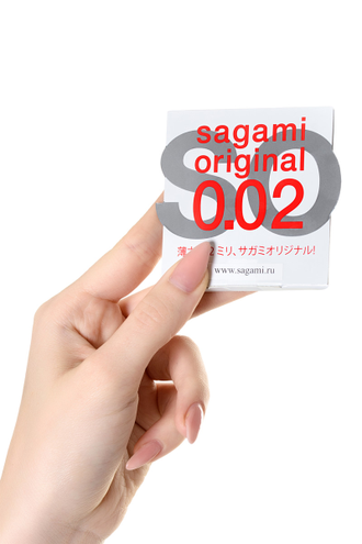 708 ПРЕЗЕРВАТИВЫ SAGAMI ORIGINAL 0.02 УЛЬТРАТОНКИЕ,ГЛАДКИЕ №1