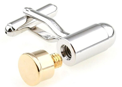 запонки в виде пули