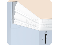 КАРНИЗ ПОЛИСТИРОЛ HI WOOD M1707 70ММ Х 17ММ Х 2,0М.