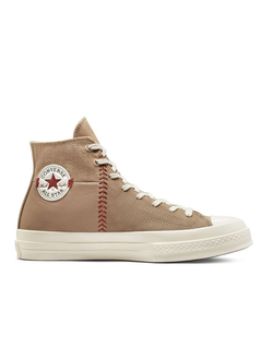 Кеды Converse Chuck 70 Crafted Mixed Material бежевые высокие