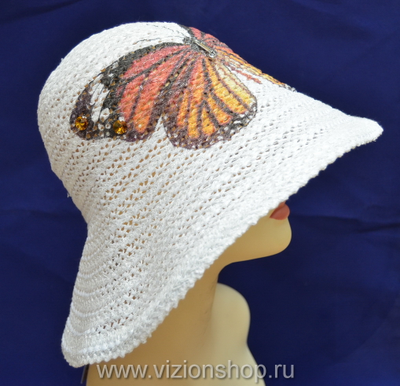 шляпа с принтом бабочка Vizio Италия