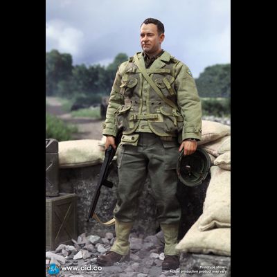 КАПИТАН ДЖОН МИЛЛЕР (СПАСТИ РЯДОВОГО РАЙАНА, ТОМ ХЭНКС) - ФИГУРКА 1/6 WWII US 2nd Ranger Battalion Series 3 Captain Miller (A80145) - DID