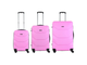 Пластиковый чемодан Freedom розовый размер S