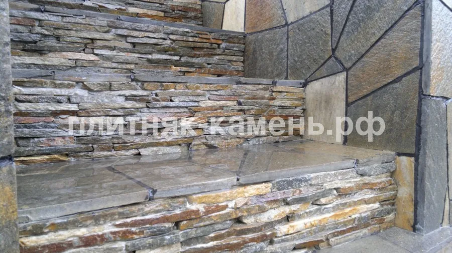 облицовка природным камнем