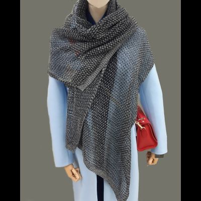 Итальянский палантин вязаный летний Vizio Италия 5548 SS фото