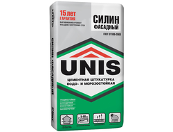 Купить штукатурку  Юнис Силин Фасадный цемент  25 кг в Ангарске, Иркутске, Усолье-Сибирском