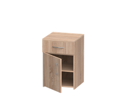 Тумба прикроватная № 5 (с ящиком и полками), 400?380?750 мм