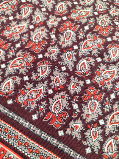 Павловопосадское кашне Огонь 1520-8