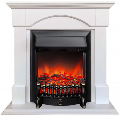 Электрокамин Женева WT с очагом Fobos