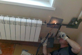 Замена и установка отопления в доме