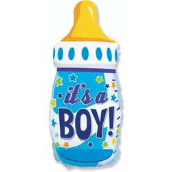 ВОЗДУШНЫЙ ШАР ФОЛЬГИРОВАННЫЙ "БУТЫЛОЧКА МАЛЬЧИКА"