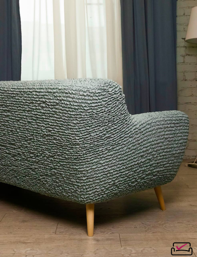 Чехол на 3х местный диван Микрофибра Мята. Защита мягкой мебели  от животных.