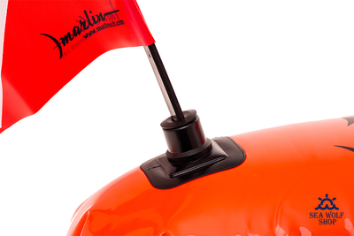 Буй овальный Marlin TORPEDO ПВХ orange