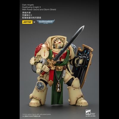 Рыцарь Крыла Смерти Темных Ангелов (Warhammer 40k) - КОЛЛЕКЦИОННАЯ ФИГУРКА 1/18 Dark Angels: Deathwing Knight 3 (JT02502) - JOYTOY
