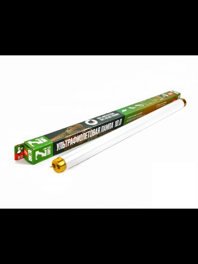 УФ лампа T8 UVB 10.0 для сухопутных черепах, бородатых агам, варанов от Simple Zoo