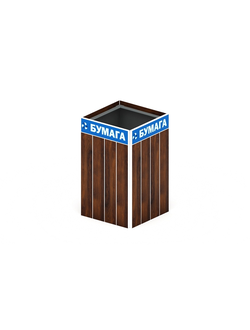 Бумага - Урна без вставки - МФ 50.01.07-03 - (Темный дуб)