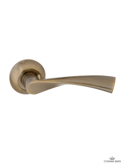 Ручка на круглом основании VETTORE R07.023 АВ (130 квадрат) (Бронза)