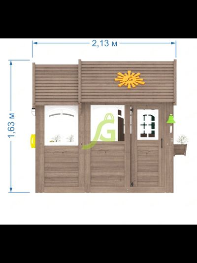 Детский домик IgraGrad Коттедж 2