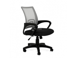 Кресло Barneo K-695 черная ткань, серая сетка, газлифт 3кл купить в Ялте