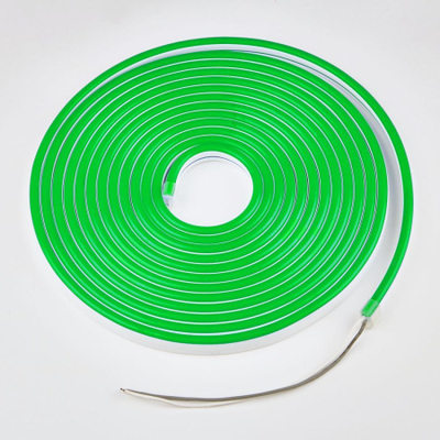 Гибкий светодиодный неон 2835 120LED/m 8x16мм 220V IP67 Green
