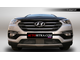Premium защита радиатора для Hyundai Santa Fe Monte Carlo (2015-) из 2-х частей