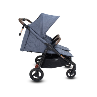 Коляска прогулочная для двойни Valco baby Snap Duo Trend Denim