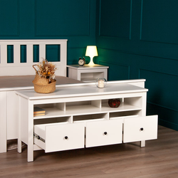 Сага Тумба 3 ящика 1312х622х414 белый