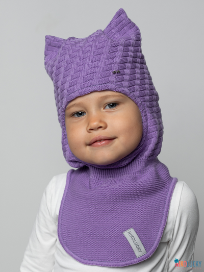 Шапка-шлем 24201-05 х/б подклад, фиалковый 52-54