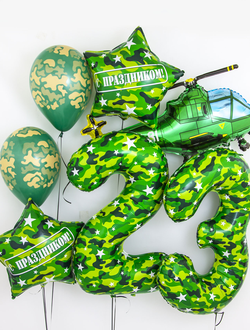 Сет "С Праздником 23" (7 шариков)