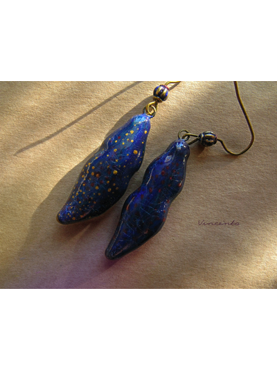 Серьги в арабском стиле "Тысячная сказка Шахерезады"