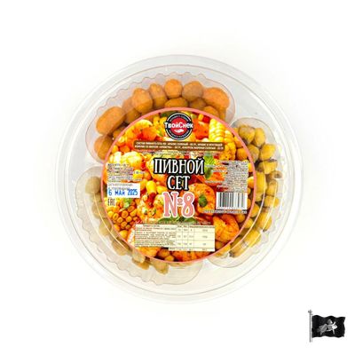 Пивной сет №8 (Соль, Креветка, Соль) 135гр.