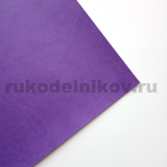 искусственная кожа Vivella (Италия), цвет-фиолетовый 4864, размер-35х25 см