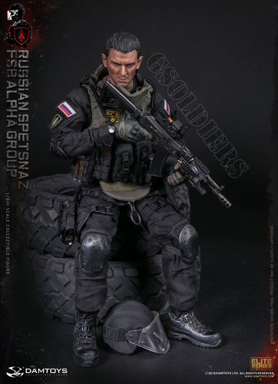 Спецназ ФСБ "Альфа" - Коллекционная ФИГУРКА 1/6 scale RUSSIAN SPETSNAZ FSB ALPHA GROUP (78064) - DAMTOYS