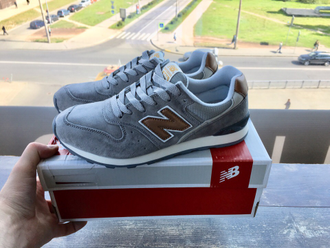 Кроссовки New Balance 996 Gray/Gold