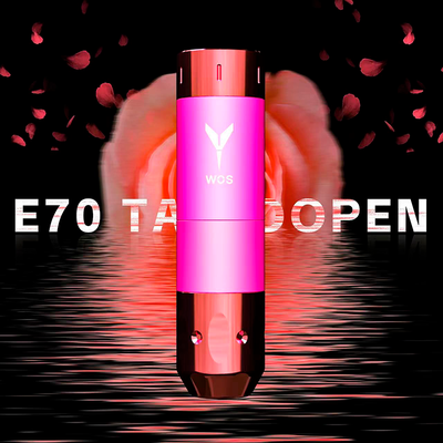 Беспроводная тату машинка WOS E70 Pro Adjustable Stroke 3.0-5.0mm Black