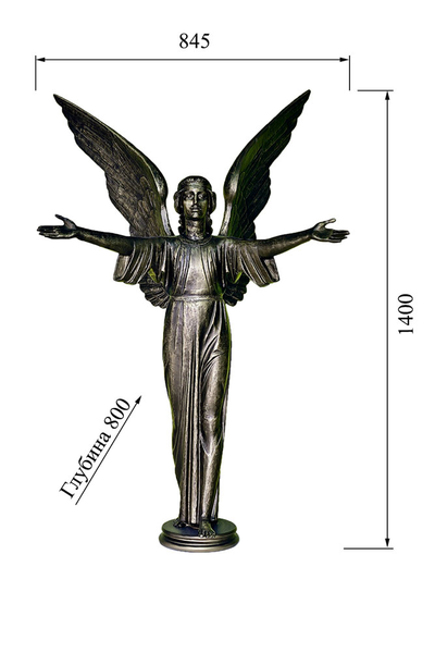 Размеры статуи ST-026